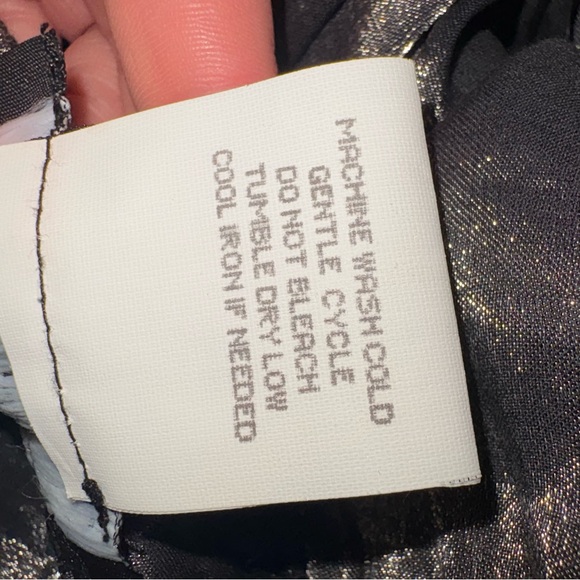 St. Tropez (A Carole Little Company) Metallic Wide Leg Vintage 1980’s Pants - Picture 3 of 6